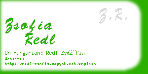 zsofia redl business card